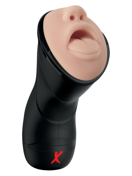 Pipedream PDX Elite Elite Deep Throat Vibr Stoker - Čierna