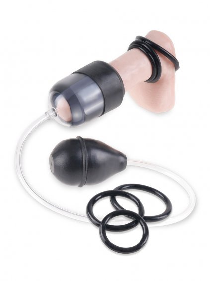 Pipedream Fetish Fantasy Suck N'Stroke Head Pump - Black