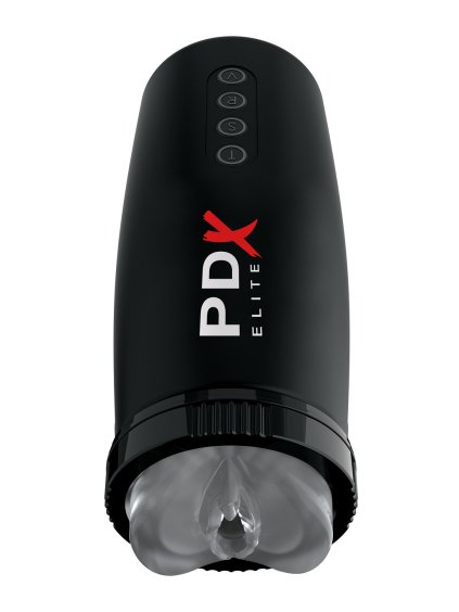 Pipedream PDX Elite Motobator 2 - Transparentný