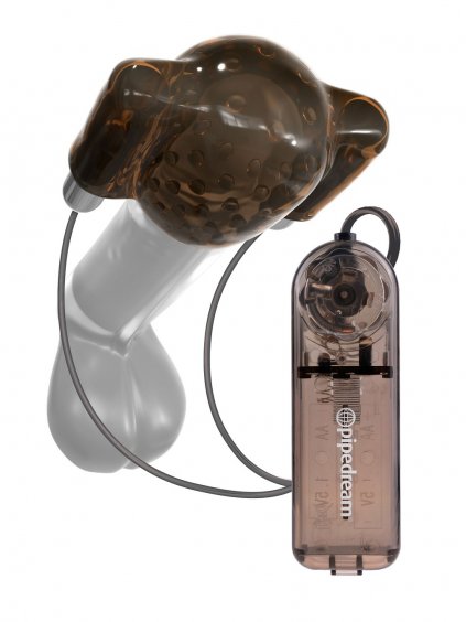 Pipedream Classix Dual Vibrating Head Teaser - Transparent