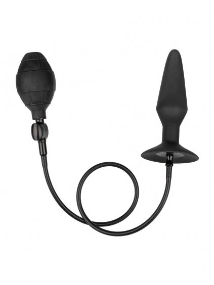 CalExotics Anal Large Silicone Inflatable Plug - Black