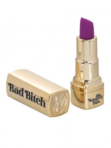 CalExotics Naughty Bits Bad Bitch Lipstick Vibrator - Gold