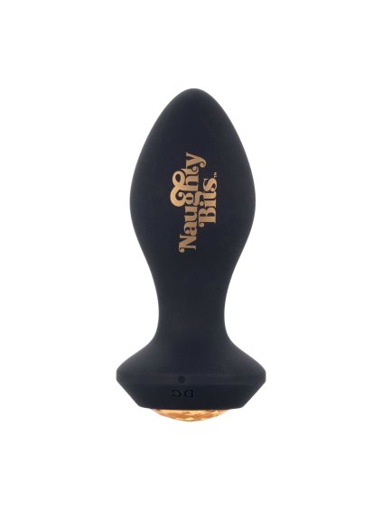 CalExotics Naughty Bits Shake Your Ass Vibrating Butt Plug - Black