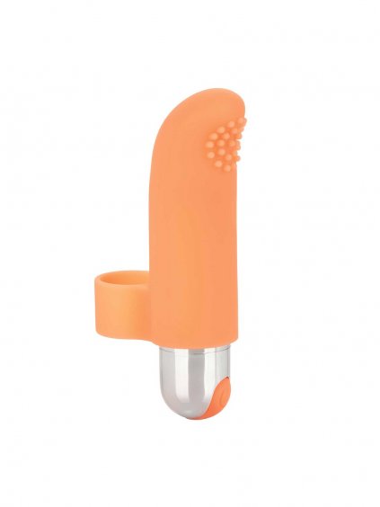 CalExotics Intimate Play Rechargeable Finger Tickler - Orange