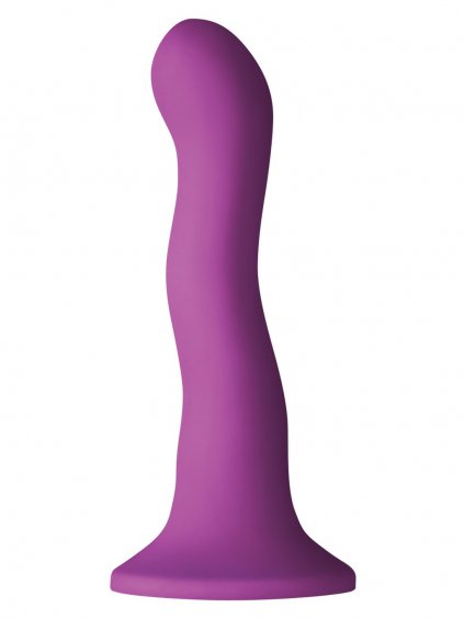 NS Novelties Colors Wave 6Inch Dildo - Purple