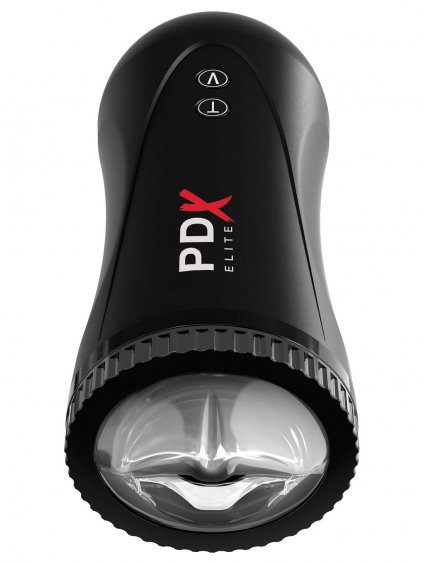 Pipedream PDX Elite Moto Stroker - Black