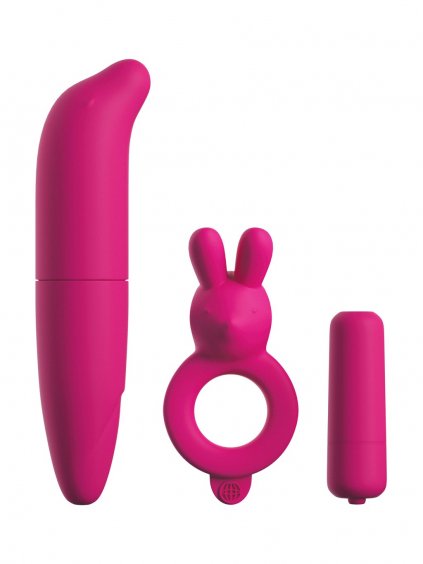 Pipedream Classix Couples Vibrating Starter Kit - Pink