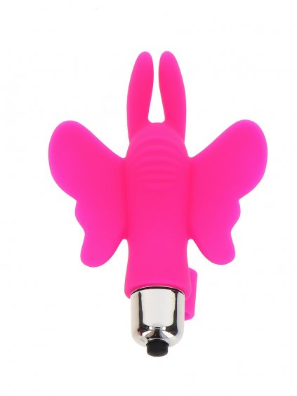 Zabawka motylkowa TOYJOY Finger Vibe - różowa