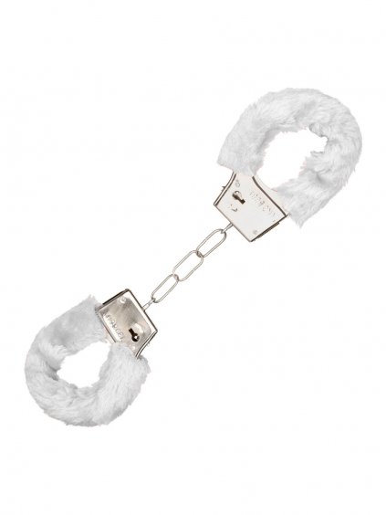 CalExotics Playful Furry Cuffs - White