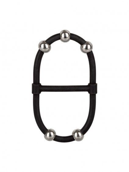 CalExotics Rings Beaded Dual Silicone Maximizer - Black