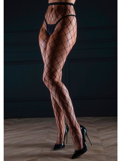 Daring Intimates Over Sized Net Tights - Black - O/S