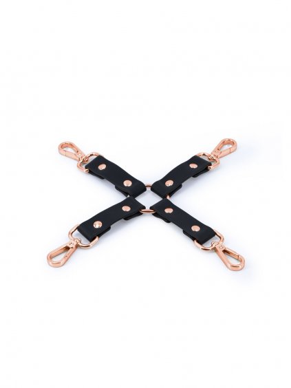 NS Novelties Bondage Couture Hog Tie - Black