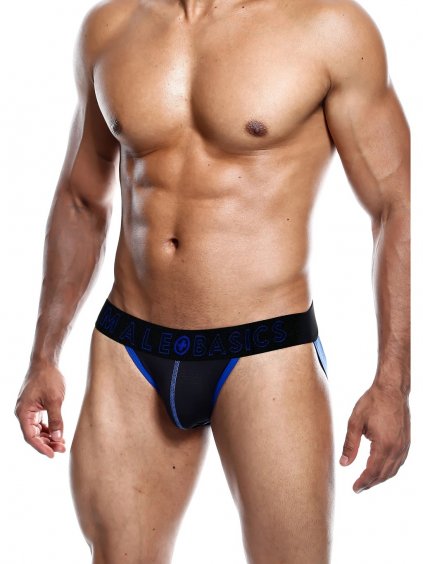 MaleBasics Neon Jock - Blue - M