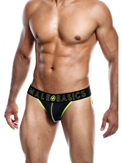 MaleBasics Neon Jock - Yellow - L