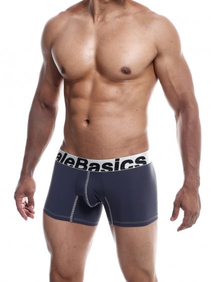 MaleBasics Microfiber Boxer - Grey - M