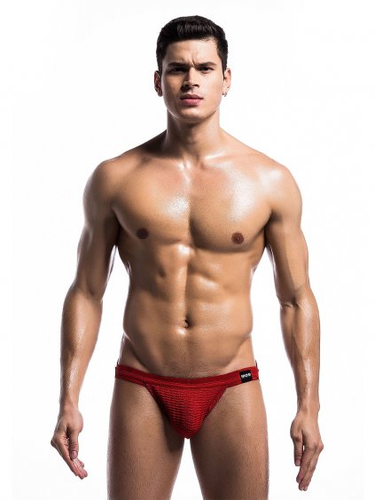 MOB Eroticwear Fetish Swim Jockstrap - Red - XL