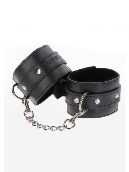 Taboom Luxury Bondage Essentials Wrist Cuffs - Black
