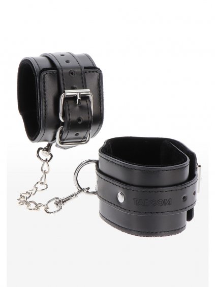 Taboom Luxury Bondage Essentials Ankle Cuffs - Black