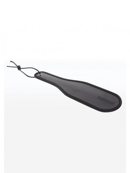 Taboom Luxury Bondage Essentials Hard And Soft Touch Paddle - Black