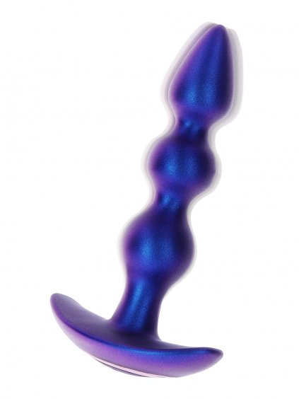 TOYJOY Buttocks The Bold Analplug mit Perlen und Vibrator, Blau