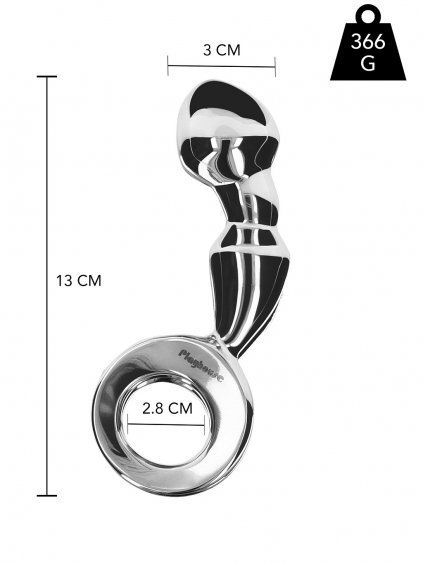 Playhouse Steel Pleasure Impulse Prostate Plug - Silver