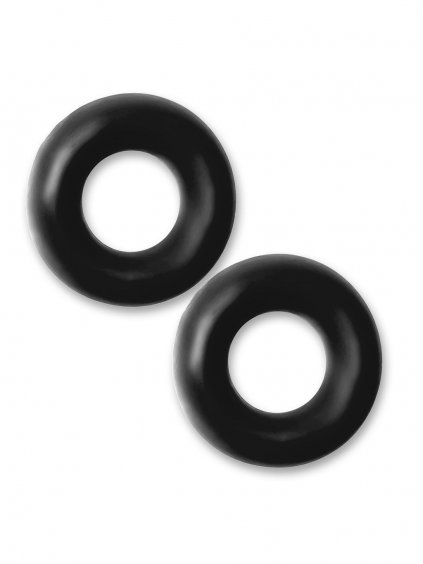 Hunkyjunk Stiffy 2-pack bulge Cockrings - Black