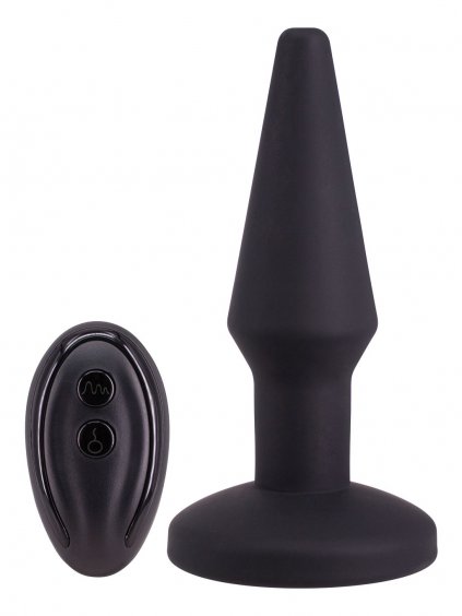 Seven Creations Auto Inflate Anal Plug - Black