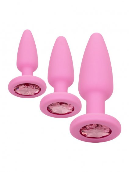 CalExotics First Time Crystal Booty Kit - Pink