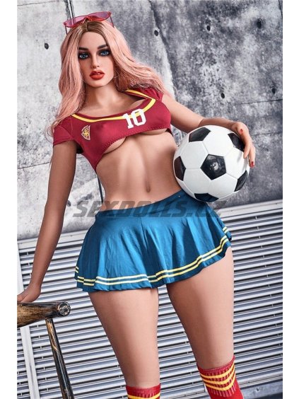 2734 40 irontech doll 160cm anya football cheerleader realisticka panna