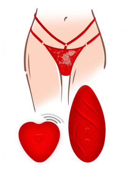 TOYJOY Designer Edition Divine Panty Vibe - Rot