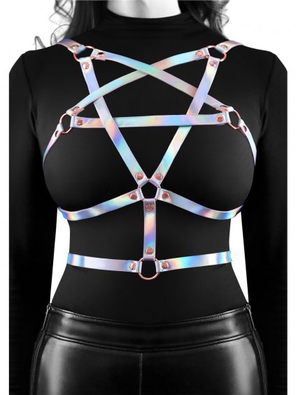 NS Novelties Cosmo Harness Risque - Mehrfarbig - S/M