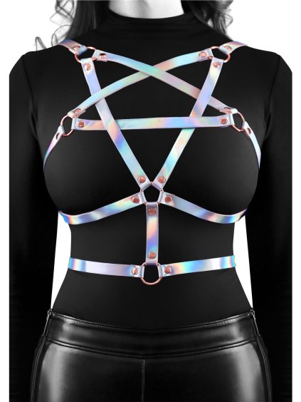 NS Novelties Cosmo Harness Risque - Wielokolorowy - S/M