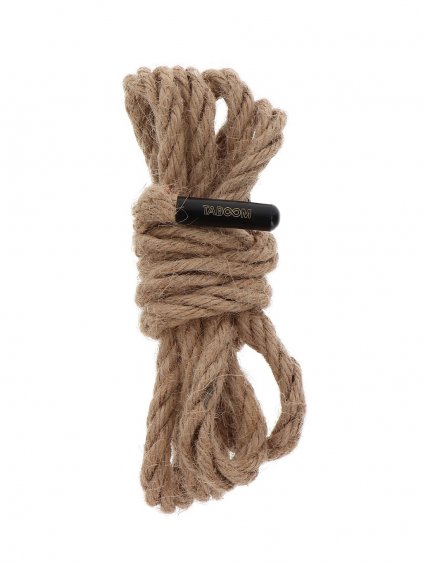 Taboom Bondage Ropes Hemp Rope 1.5 meter 7 mm - Nude