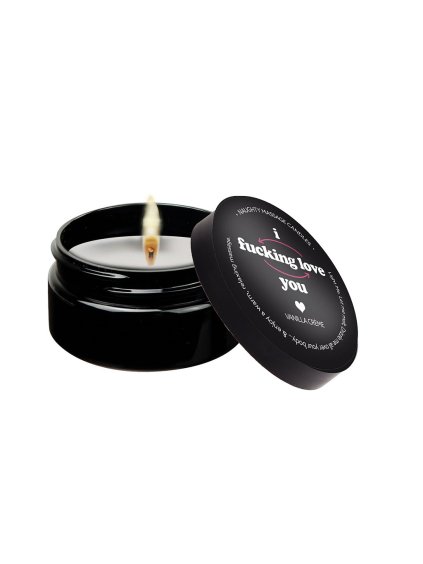 Kama Sutra Mini Massage Candle 56gr. - I fcking Love You