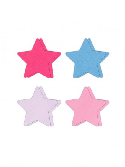 NS Novelties Pretty Pasties Star II Assorted 4 Pair - Assortment