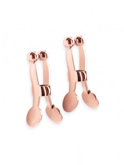 NS Novelties Bound Nipple Clamps C1 - Rose Gold