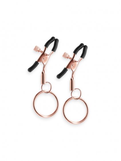 NS Novelties Bound Nipple Clamps C2 - Rose Gold