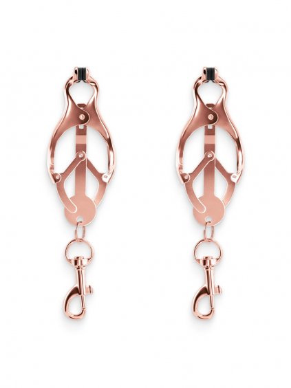 NS Novelties Bound Nipple Clamps C3 - Rose Gold