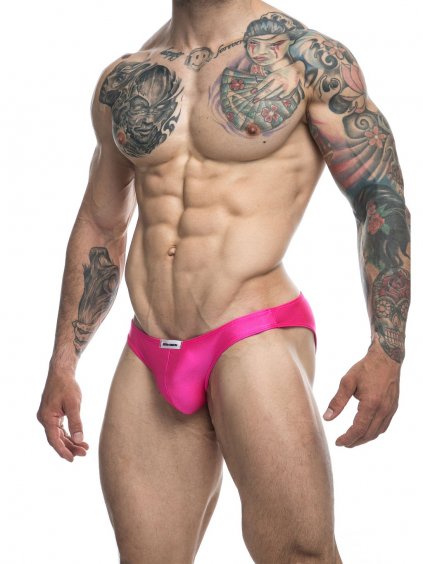 Klasyczne bikini Justin+Simon – Różowy – XL