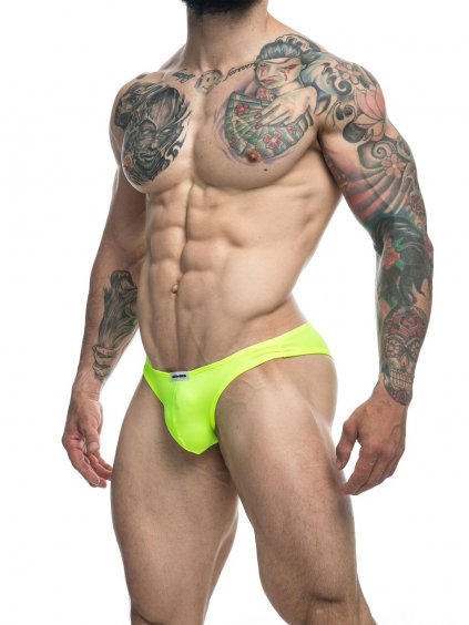 Justin+Simon Klassischer Bikini - Gelb - XL