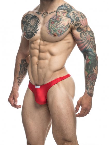 Justin+Simon Classic Thong - Red - S