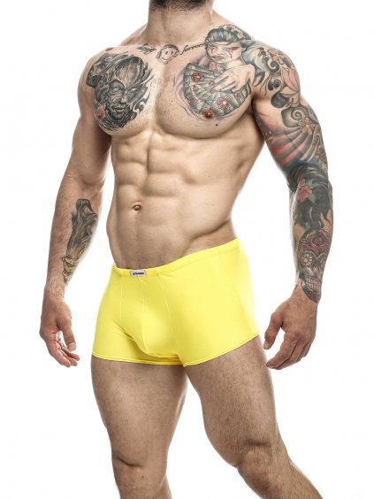 Klasyczny bokser Justin+Simon - żółty - XL