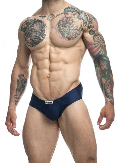 Justin+Simon Cheek Bikini - Navy Blue - L