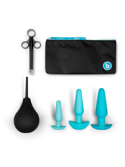 B-Vibe Anal Education Set - Blue