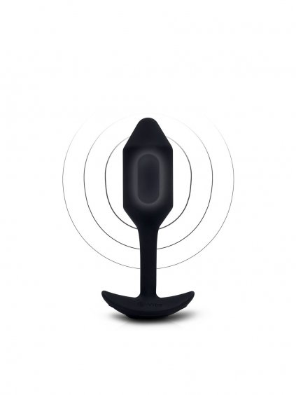 B-Vibe Vibrating Snug Plug 2 - Black