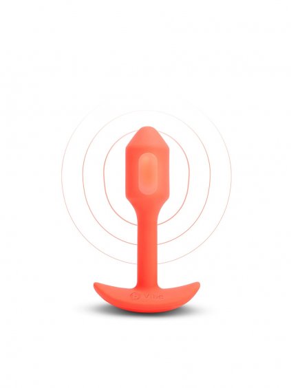 B-Vibe Vibrating Snug Plug S - Orange