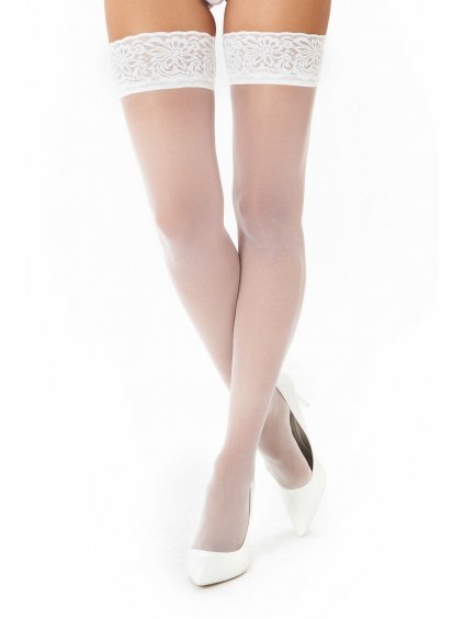 Kotek Hold Ups H012 - White - L/XL