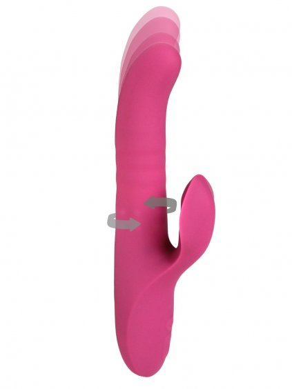 ToyJoy Designer Edition Venus Thrusting-Rotating Vibe - Pink