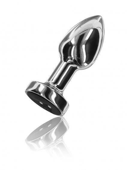 ToyJoy Buttocks Vibrating Metal Buttplug S - Silver