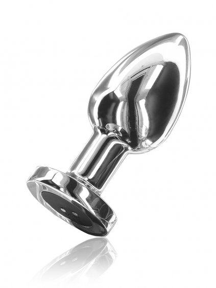 ToyJoy Buttocks Vibrierender Metall-Buttplug L - Silber